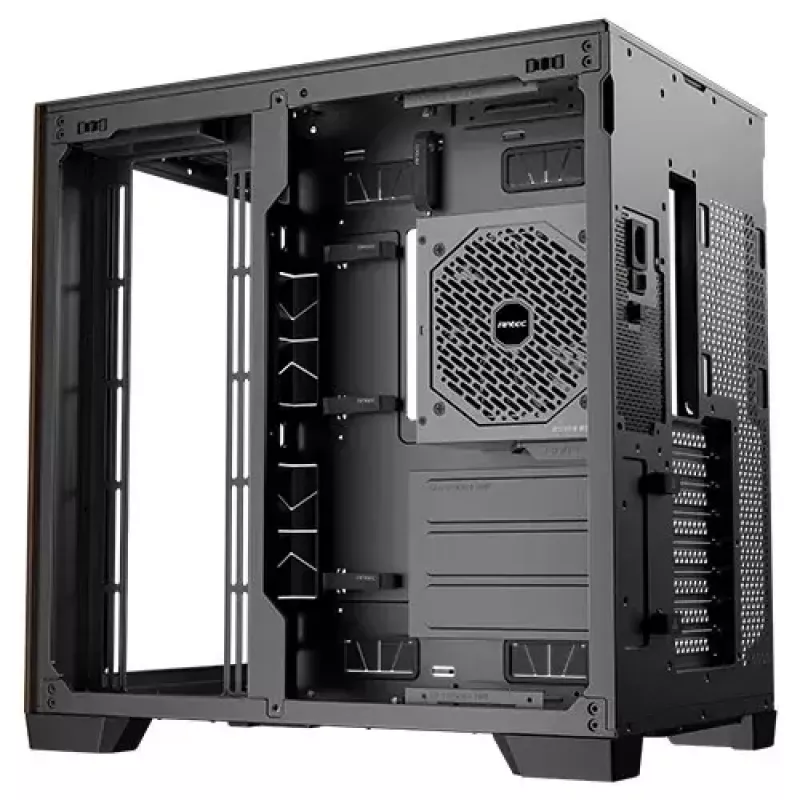 PC korpusas Antec C8 Wood Full Tower juodas