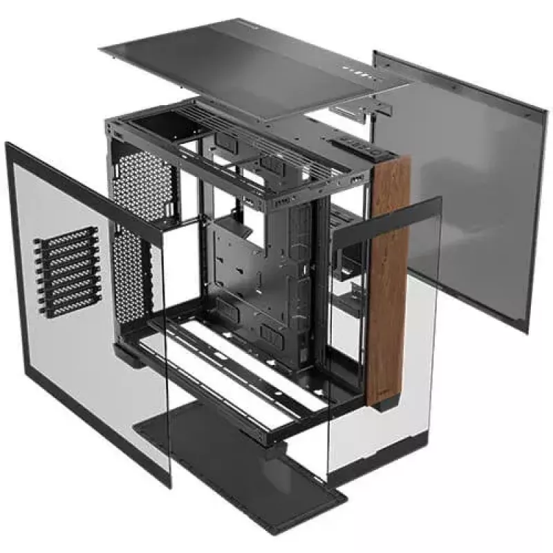 PC korpusas Antec C8 Wood Full Tower juodas