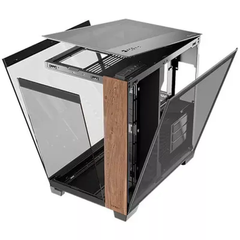 PC korpusas Antec C8 Wood Full Tower juodas