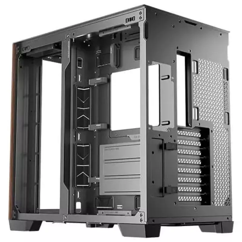PC korpusas Antec C8 Wood Full Tower juodas