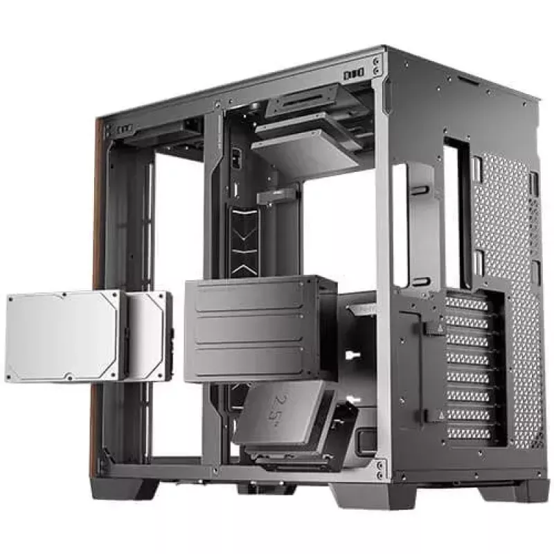 PC korpusas Antec C8 Wood Full Tower juodas