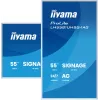 Monitorius iiyama LH5581UHSG-1AG 54,6 col. interaktyvus plokščiasis skydelis 4K Ultra HD 3840 x 2160