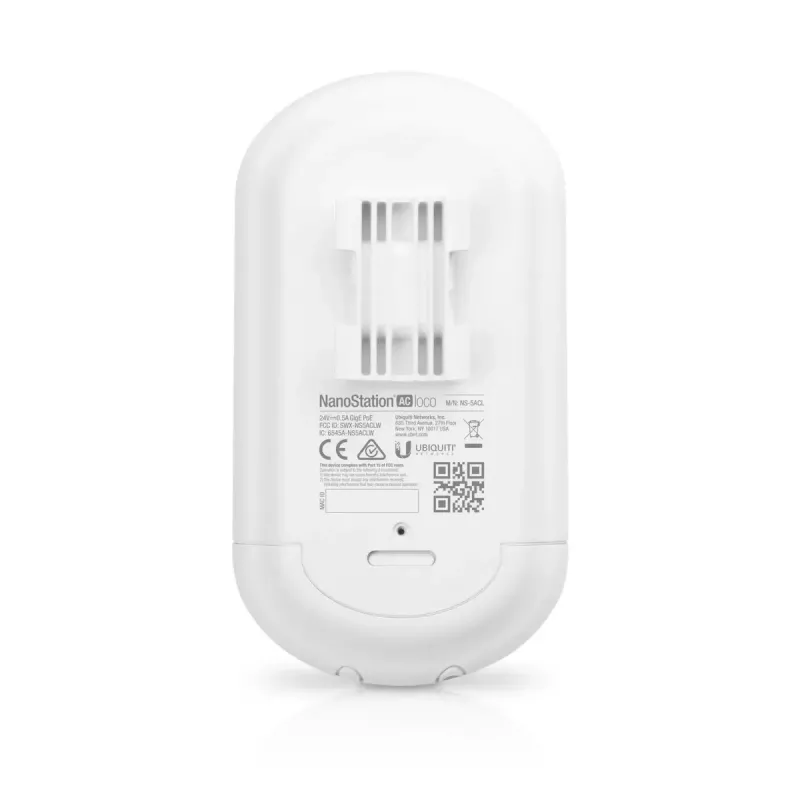 Belaidžio ryšio prieigos taškas UBIQUITI NanoStation AC Loco 5 GHz, 1000 Mbit/s, PoE, 10 km diapazonas