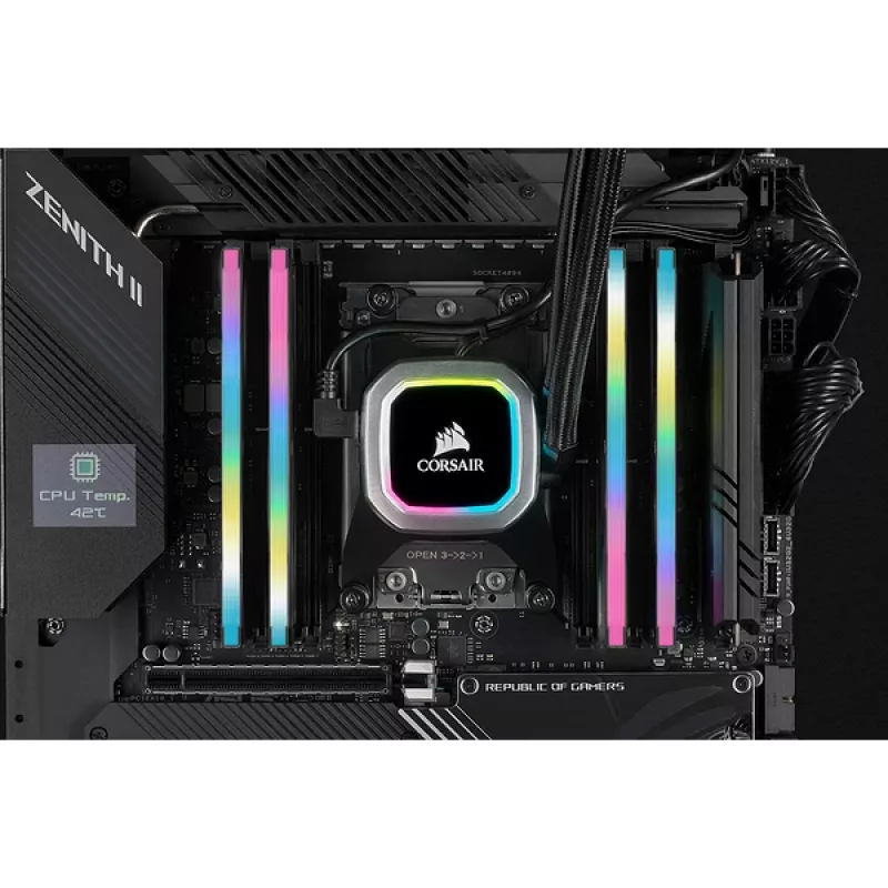 CORSAIR Vengeance RGB Pro 16GB DDR4 3200MHz C16 (2x8GB) juoda