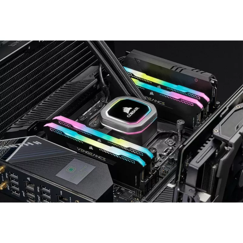 CORSAIR Vengeance RGB Pro 16GB DDR4 3200MHz C16 (2x8GB) juoda