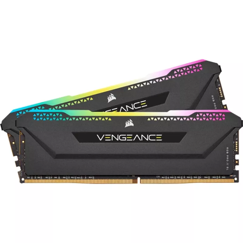 CORSAIR Vengeance RGB Pro 16GB DDR4 3200MHz C16 (2x8GB) juoda