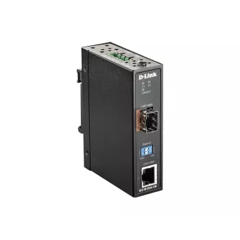 D-Link DIS-M100G-SW pramoninis Ethernet-SFP keitiklis, 100/1000 Mbps, -40–70 °C