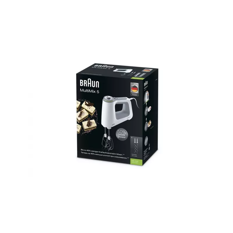 Braun HM5100 Multimix 5 rankinis plaktuvas 750 W pilka, balta