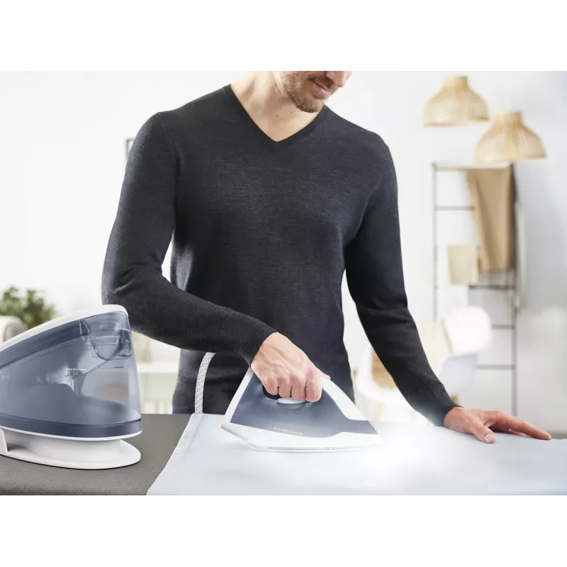 Lyginimo lygintuvas Tefal Express Optimal SV4110 2200 W 1.2 L Keraminis padas Express Glide Mėlyna, Balta