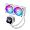Vandens aušintuvas ASUS TUF GAMING LC III 240 ARGB WHT – 240 mm radiatorius, 2x 120 mm ventiliatoriai, PWM, baltas