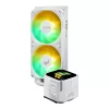 Vandens aušintuvas ASUS TUF GAMING LC III 240 ARGB WHT – 240 mm radiatorius, 2x 120 mm ventiliatoriai, PWM, baltas