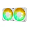 Vandens aušintuvas ASUS TUF GAMING LC III 240 ARGB WHT – 240 mm radiatorius, 2x 120 mm ventiliatoriai, PWM, baltas