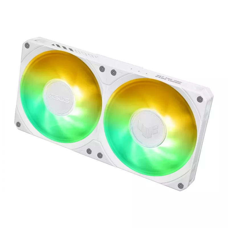 Vandens aušintuvas ASUS TUF GAMING LC III 240 ARGB WHT – 240 mm radiatorius, 2x 120 mm ventiliatoriai, PWM, baltas
