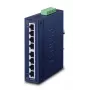 PLANET IGS-801T IP30 8 prievadų pramoninis gigabaitinis jungiklis