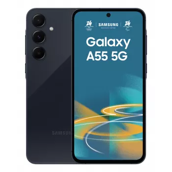 Samsung Galaxy A55 5G 16,8 cm (6,6 colio) hibridinis Dual SIM Android 14 USB Type-C 8 GB 128 GB 5000 mAh tamsiai mėlyna
