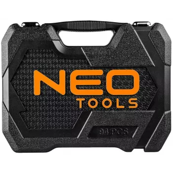Veržliarakčių lizdų rinkinys NEO Tools 10-062, 1/2 colio pavara, 10 vnt.