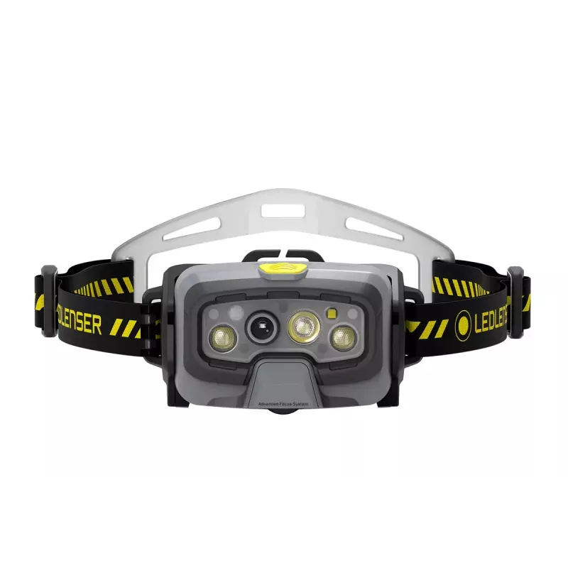 Priekinė LED lempa ant galvos juostos Ledlenser HF8R Work Black, IP68, 20 lm