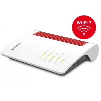 Belaidis maršrutizatorius FRITZ!Box 7690, 2.5 Gigabit Ethernet, dviejų juostų (2,4 GHz / 5 GHz), Wi-Fi 7, baltas