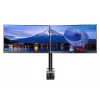 iiyama DS1002C-B1 laikiklis dviem monitoriams iki 30 colių, stalo spaustuvas, juodas