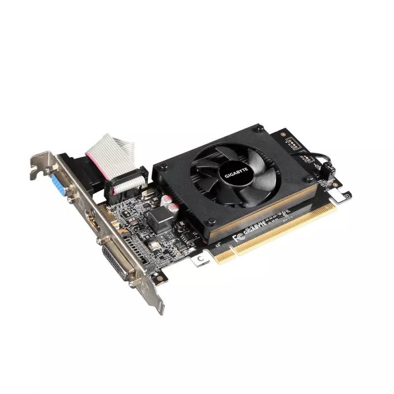 GIGABYTE GV-N710D3-2GL vaizdo plokštė NVIDIA GeForce GT 710 2 GB GDDR3