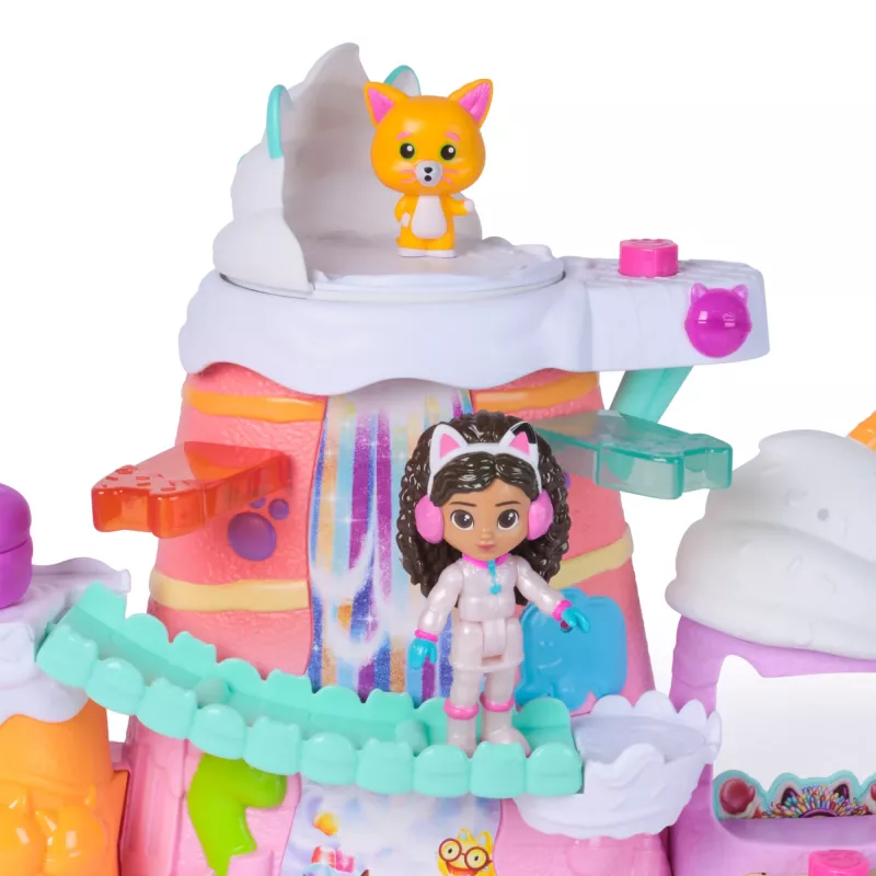 Žaidimų rinkinys Spin Master Gabby's Dollhouse: The Movie – Gabby's Saldumynų kalnas, 12 dalių su figūrėlėmis ir aksesuarais, nuo 3 metų