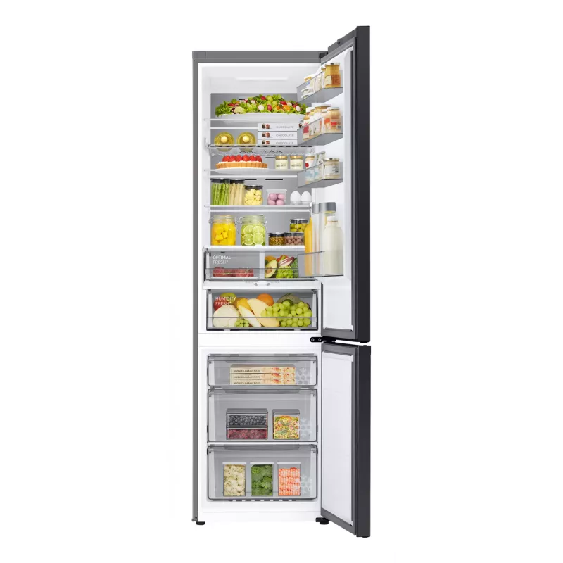 Samsung RL38C7B5BB1 laisvai pastatomas šaldytuvas, 387 L, juodas