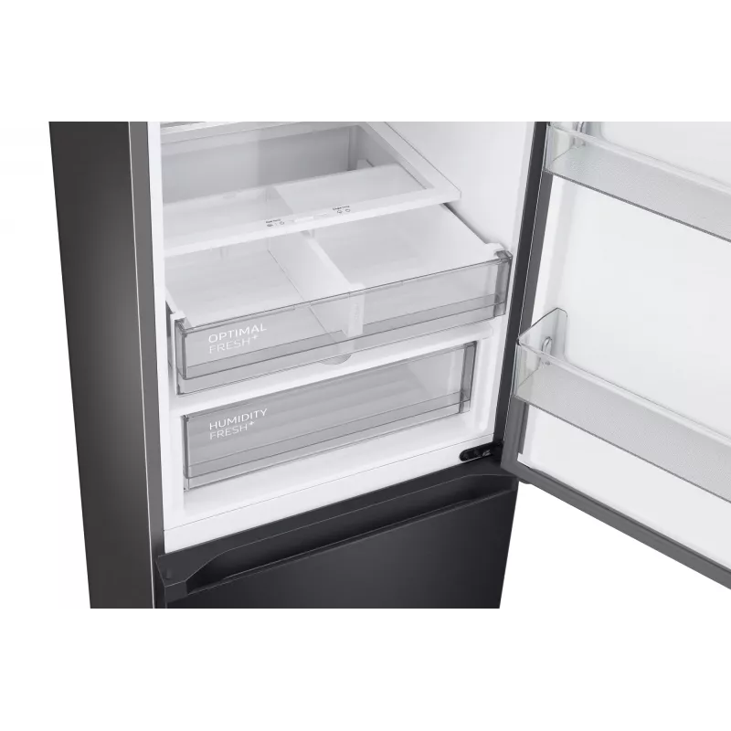 Samsung RL38C7B5BB1 laisvai pastatomas šaldytuvas, 387 L, juodas