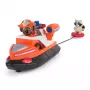 PAW Patrol Fire Rescue: Zuma gelbėjimo gaisrinis kateris su veikėju, gelbėjimo ratu, meškėnu ir žaisliniu kateriu, vaikų žaislai berniukams ir mergaitėms nuo 3 metų