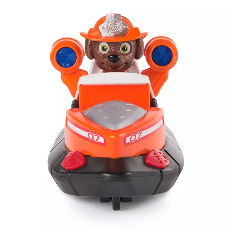 PAW Patrol Fire Rescue: Zuma gelbėjimo gaisrinis kateris su veikėju, gelbėjimo ratu, meškėnu ir žaisliniu kateriu, vaikų žaislai berniukams ir mergaitėms nuo 3 metų