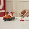 PAW Patrol Fire Rescue: Zuma gelbėjimo gaisrinis kateris su veikėju, gelbėjimo ratu, meškėnu ir žaisliniu kateriu, vaikų žaislai berniukams ir mergaitėms nuo 3 metų