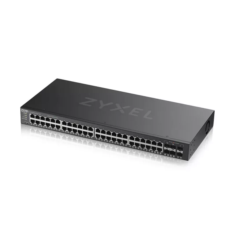 Zyxel GS2220-50-EU0101F valdomas tinklo jungiklis L2 Gigabit Ethernet (10/100/1000) juodas
