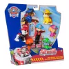 PAW Patrol Fire Rescue Team Pack – 7 kolekcionuojamų veikėjų figūrėlių rinkinys (Ryder + 6 šuniukai), 3+ metų vaikams