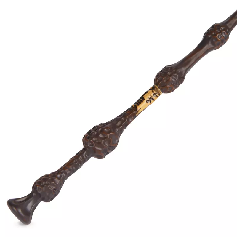 Wizarding World Harry Potter, 12 colių Magiška Kolekcinė Lazdelė Albus Dumbledore su Stovu ir Lieta Piktograma, Magiški Padarai, Aksesuaras Kostiumams