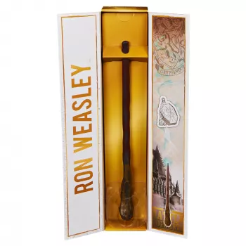 Spinmaster Ron Weasley Kolekcinė lazdelė 12 colių (30,5 cm) su stovu ir figūrėle