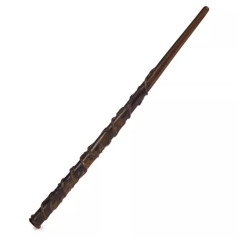 Wizarding World Harry Potter, 12 colių Magiška Kolekcinė Hermiona Granger lazdelė su stovu ir liejiniu simboliu, Magiškos būtybės, aksesuaras kostiumams