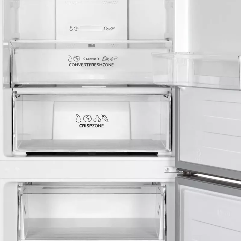 Šaldytuvas-šaldiklis Gorenje NRK619CAXL4 SI, 304 L, SN-N, 6 kg/24h, C, Fresh zone, Pilka