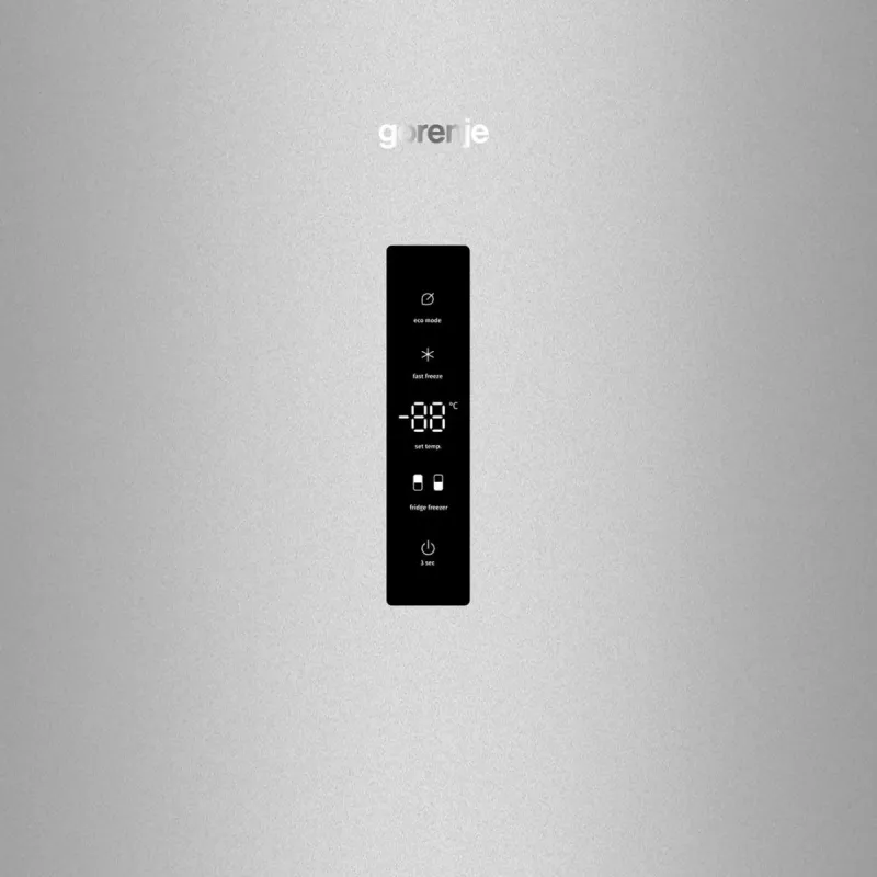 Šaldytuvas-šaldiklis Gorenje NRK619CAXL4 SI, 304 L, SN-N, 6 kg/24h, C, Fresh zone, Pilka