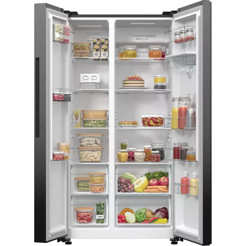 Gorenje NRR9185EABXLWD Šaldytuvas šaldiklis Side-by-Side 547 L juodas