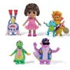 Dora, „Fantastiškų draugų“ dovanų rinkinys su Dora, Boots, Tico, Isa ir Fiesta Trio, žaislinės figūrėlės, vaikų žaislai mergaitėms ir berniukams nuo 3 metų