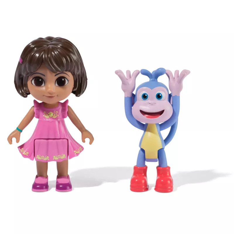 Dora, „Fantastiškų draugų“ dovanų rinkinys su Dora, Boots, Tico, Isa ir Fiesta Trio, žaislinės figūrėlės, vaikų žaislai mergaitėms ir berniukams nuo 3 metų