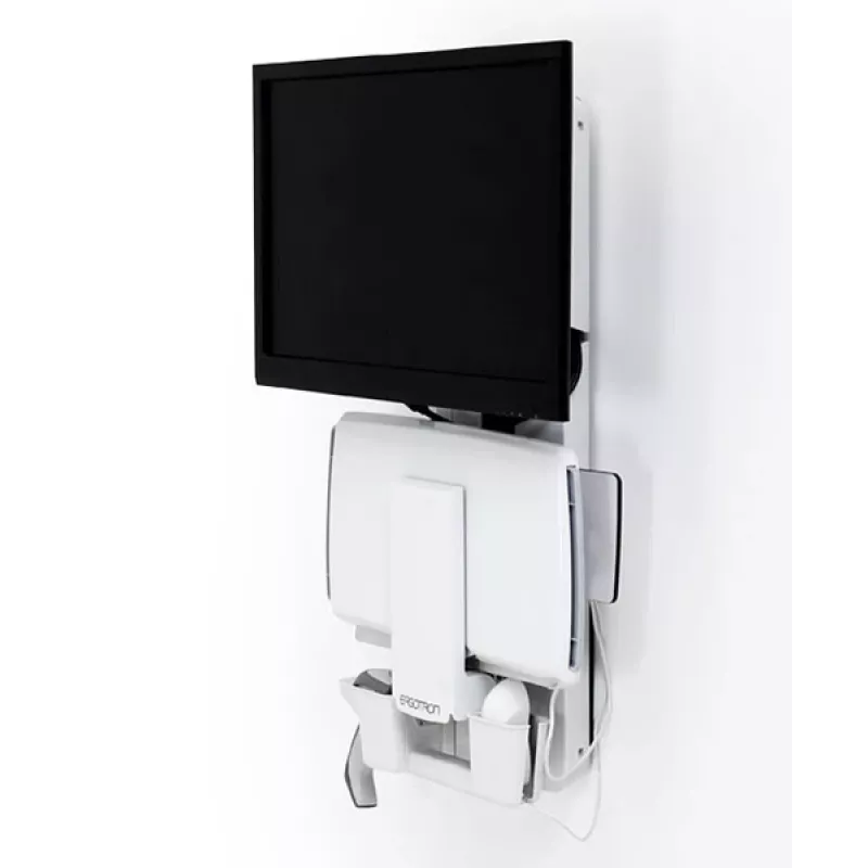 ERGOTRON Styleview Sėdėjimo-stovėjimo vertikalaus kėlimo darbo vieta (balta)