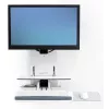 ERGOTRON Styleview Sėdėjimo-stovėjimo vertikalaus kėlimo darbo vieta (balta)
