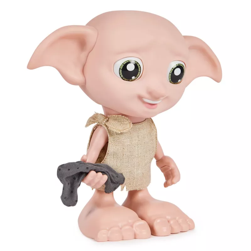 Interaktyvi figūrėlė Wizarding World Harry Potter Dobby su kalbėjimo funkcija, AAA, įvairiaspalvė