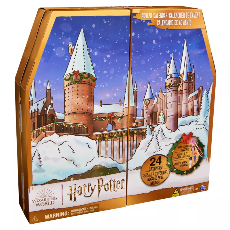 Kalėdų kalendorius „Harry Potter“ Magiški Miniatiūriniai 2023 – 24 staigmenų žaislai, įvairiaspalvis, LR44