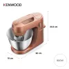 Kenwood KZM35.000RD mėlynas plieninis stovimas maišytuvas 800 W