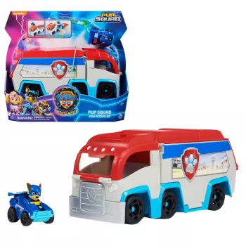 Automobilių rinkinys PAW Patrol The Mighty Movie Pup Squad Patroller Toy Truck