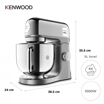Kenwood kMix Special Edition KMX760ACH – 1000 W, chromuotas, nerūdijančio plieno dubuo