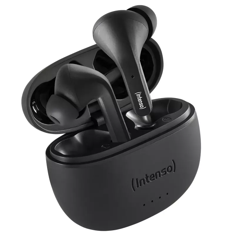 Ausinės Intenso Black Buds T300A