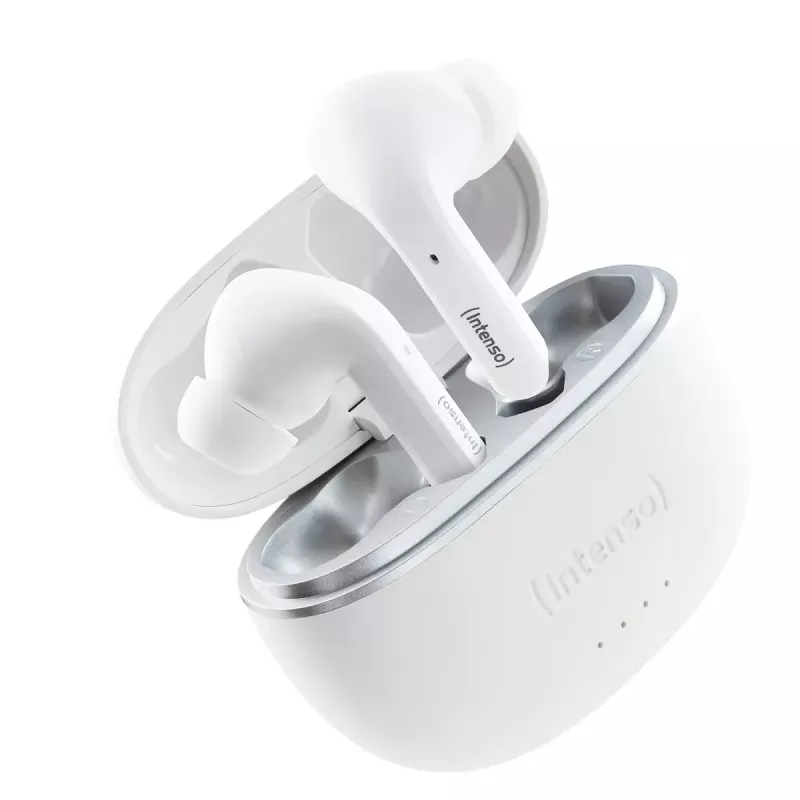 Belaidės ausinės Intenso White Buds T302A