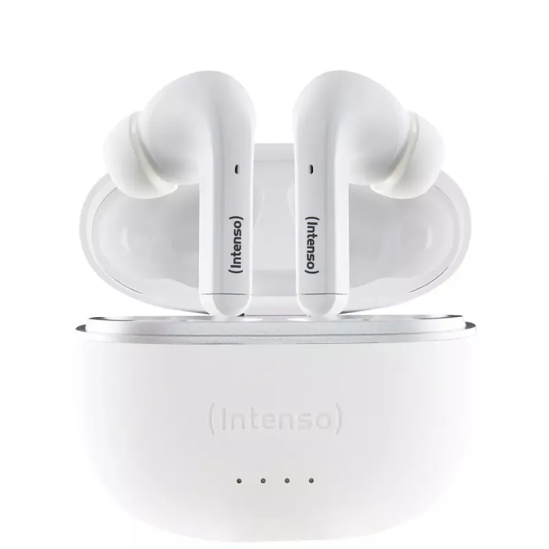 Belaidės ausinės Intenso White Buds T302A